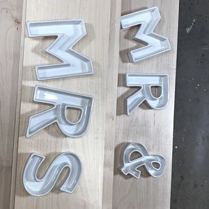 Ivy Lane Design Mr & Mrs ceramic Candy dishes